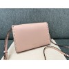 Borsa Piccola A Tracolla Rockstud In Vitello Granato VALENTINO