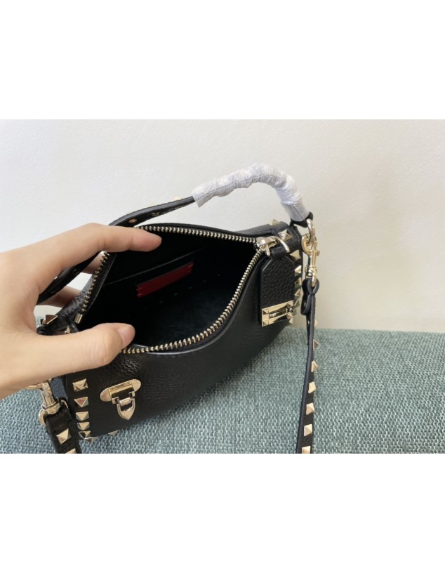 Borsa Piccola A Tracolla Rockstud In Vitello VALENTINO