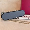 Mini Borsa Shopping Rockstud In Vitello Granato VALENTINO