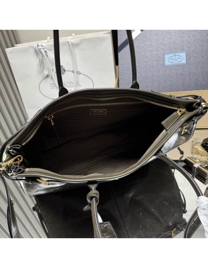 Borsa a mano Prada Bonnie extra large in pelle PRADA