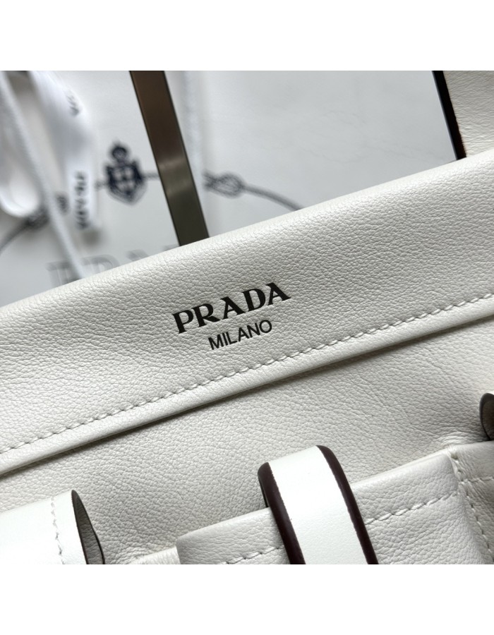 Borsa shopping Prada Route large in pelle PRADA