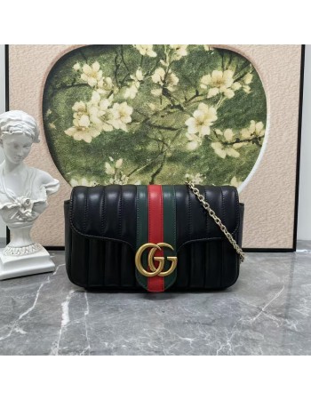 Borsa a spalla piccola Jetset GG Marmont GUCCI