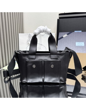 Borsa shopping Prada Route medium in pelle PRADA