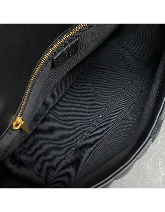 Borsa a spalla Jetset GG Marmont misura media GUCCI