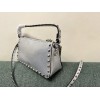 Borsa Piccola A Tracolla Rockstud In Vitello Laminato VALENTINO