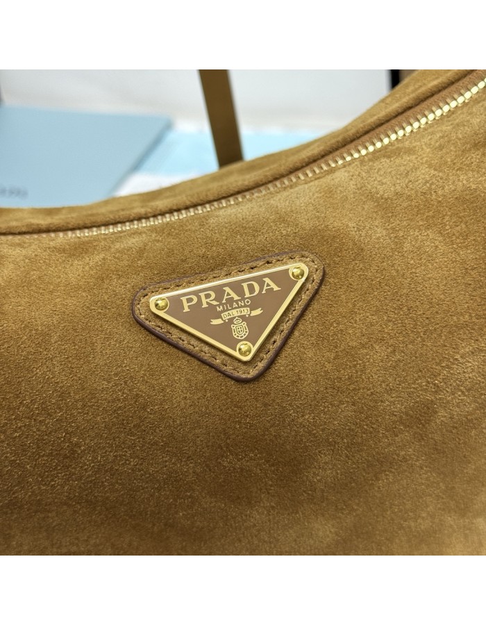 Borsa Prada Explore large in pelle scamosciata PRADA