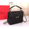 Borsa Media Rockstud Spike In Capretto VALENTINO