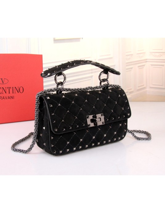 Borsa Piccola Valentino Garavani Rockstud Spike In Suede VALENTINO
