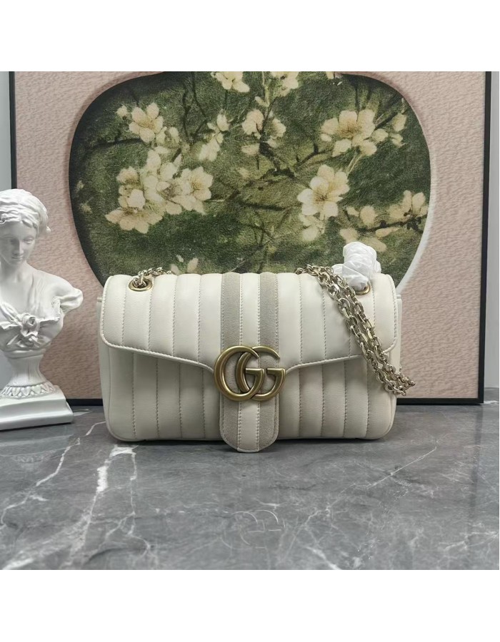 Borsa a spalla Jetset GG Marmont misura media GUCCI