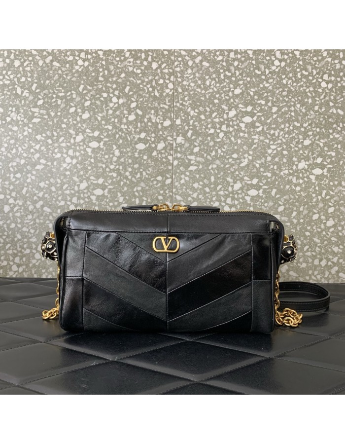 Borsa A Tracolla Piccola Panthea In Nappa VALENTINO