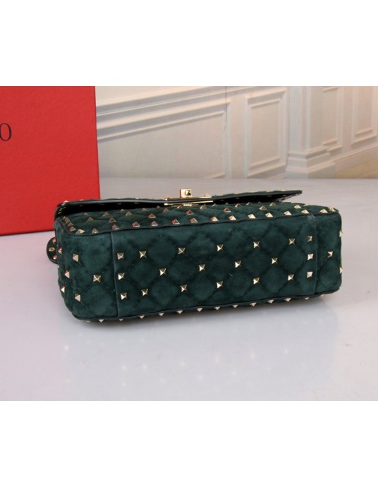 Borsa Media Rockstud Spike In Suede VALENTINO