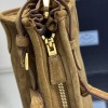 Borsa a mano Prada Bonnie medium in pelle scamosciata PRADA