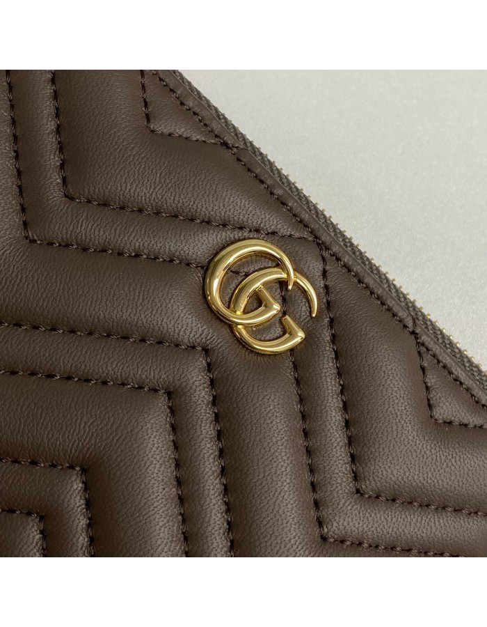 Portachiavi GG Marmont con cerniera GUCCI