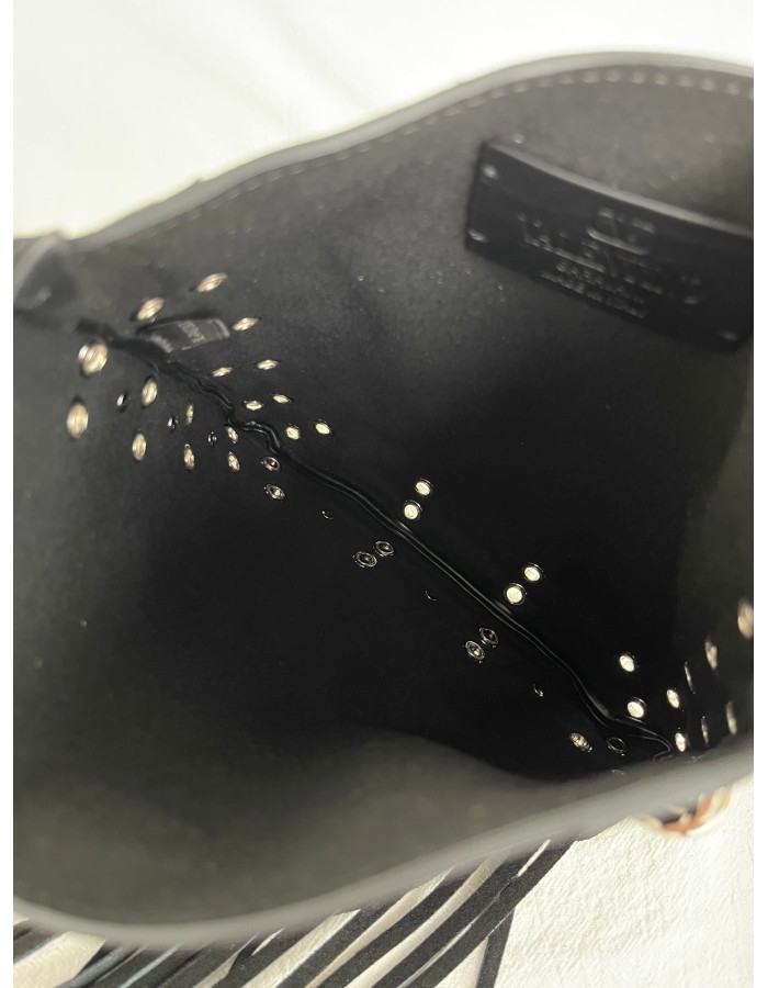Borsa A Spalla Piccola  Nellcôte In Suede Con Frange VALENTINO