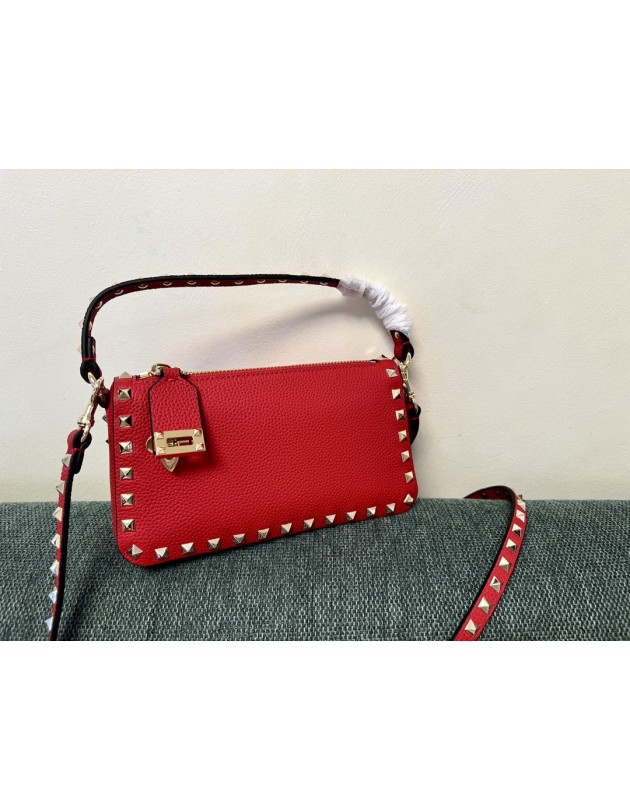 Borsa Piccola A Tracolla Rockstud In Vitello VALENTINO