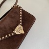 Borsa Piccola A Tracolla Rockstud In Suede VALENTINO