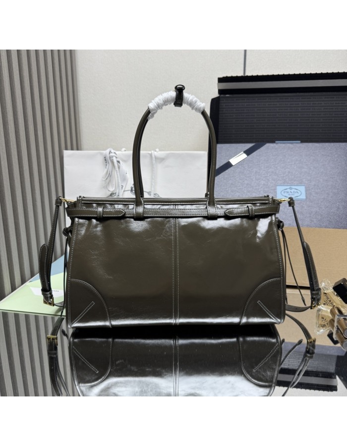Borsa a mano Prada Bonnie large in pelle PRADA
