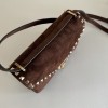 Borsa Piccola A Tracolla Rockstud In Suede VALENTINO