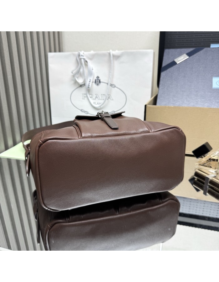 Borsa shopping Prada Route medium in pelle PRADA