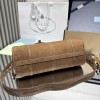 Borsa a mano Prada Bonnie medium in pelle nabuk PRADA