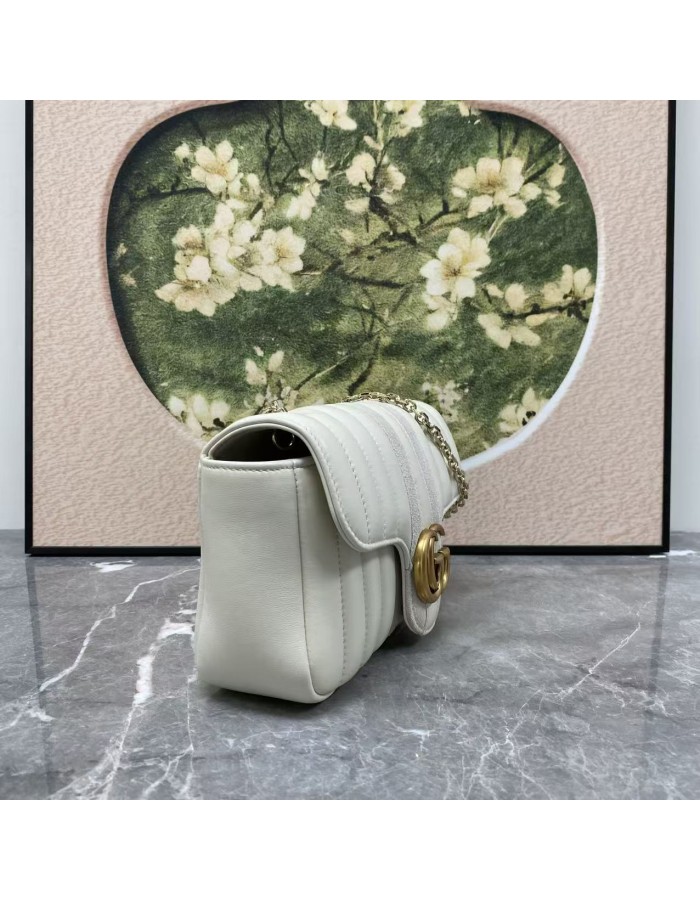 Borsa a spalla piccola Jetset GG Marmont GUCCI