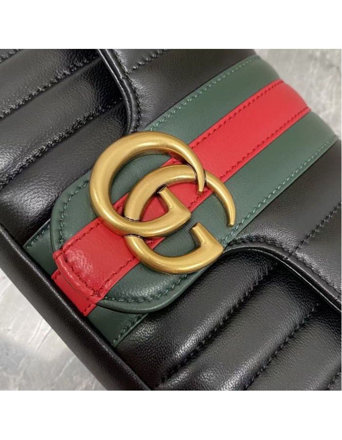Borsa a spalla piccola Jetset GG Marmont GUCCI