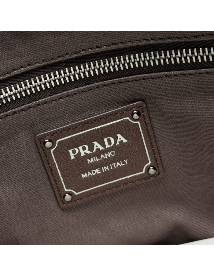 Borsa shopping Prada Route medium in pelle PRADA