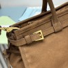 Borsa a mano Prada Bonnie medium in pelle nabuk PRADA