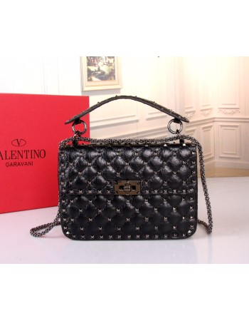 Borsa Media Rockstud Spike In Capretto VALENTINO