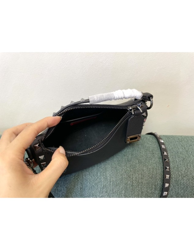 Borsa Piccola A Tracolla Rockstud In Vitello VALENTINO