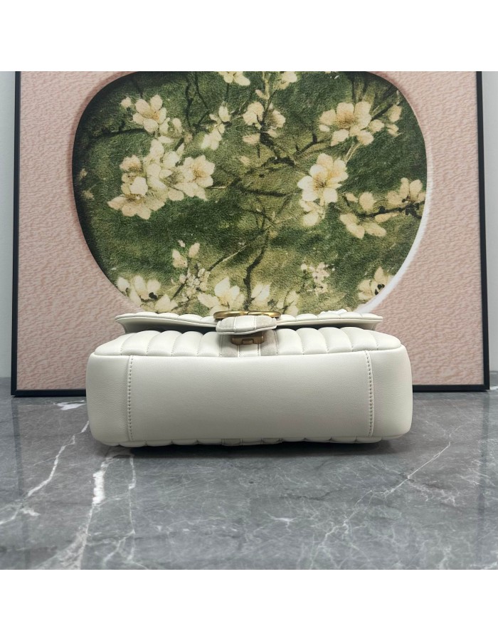 Borsa a spalla Jetset GG Marmont misura media GUCCI