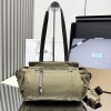 Borsa shopping Prada Route large in canvas e pelle PRADA