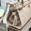 Borsa a mano Prada Bonnie medium in pelle scamosciata PRADA