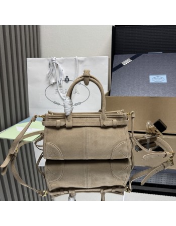 Borsa a mano Prada Bonnie mini in pelle scamosciata PRADA