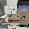 Borsa a mano Prada Bonnie mini in pelle scamosciata PRADA