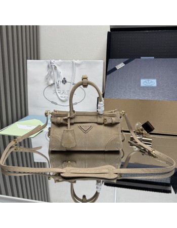 Borsa a mano Prada Bonnie mini in pelle scamosciata PRADA