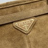 Borsa a mano Prada Bonnie large in pelle scamosciata PRADA