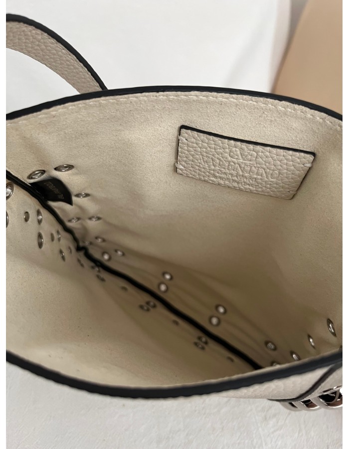 Borsa A Spalla Piccola  Nellcôte In Pelle Con Frange VALENTINO