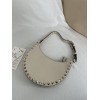 Mini Borsa Hobo Rockstud In Vitello Granato VALENTINO