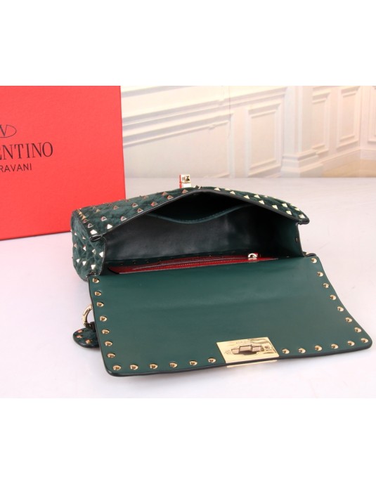 Borsa Media Rockstud Spike In Suede VALENTINO