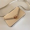 Borsa Piccola A Tracolla Rockstud In Vitello Granato VALENTINO