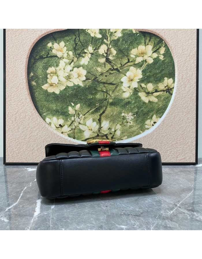 Borsa a spalla piccola Jetset GG Marmont GUCCI
