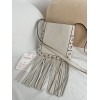 Borsa A Spalla Piccola  Nellcôte In Pelle Con Frange VALENTINO