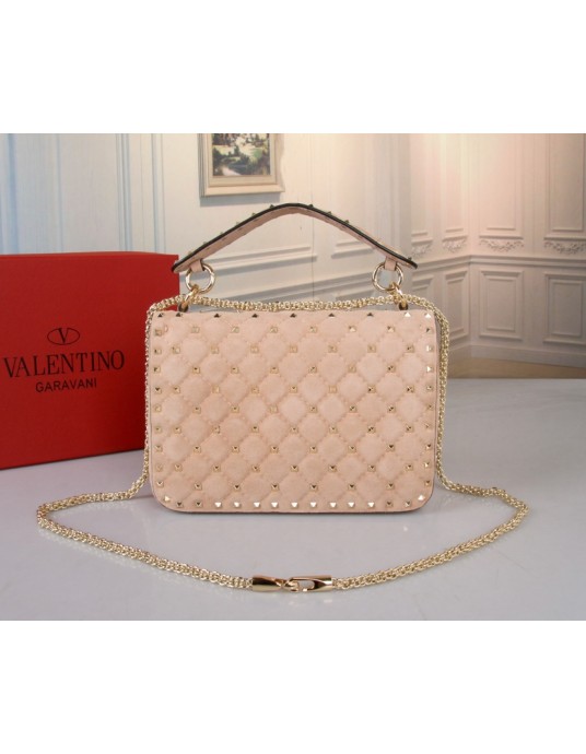Borsa Media Rockstud Spike In Suede VALENTINO