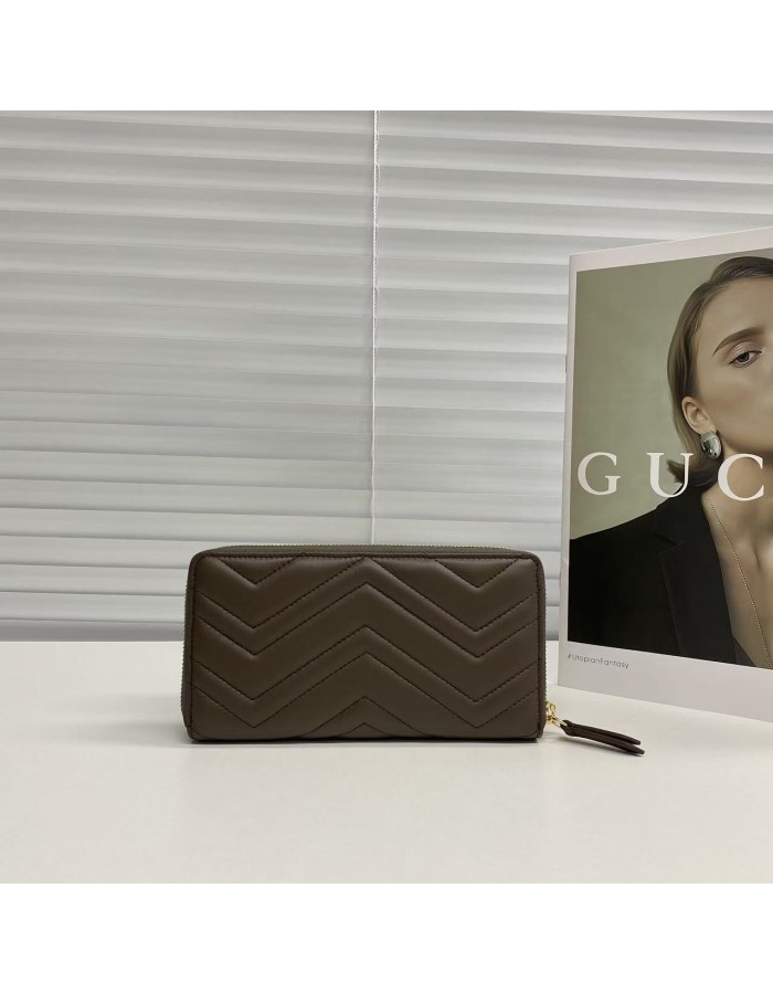 Portafoglio GG Marmont con cerniera GUCCI