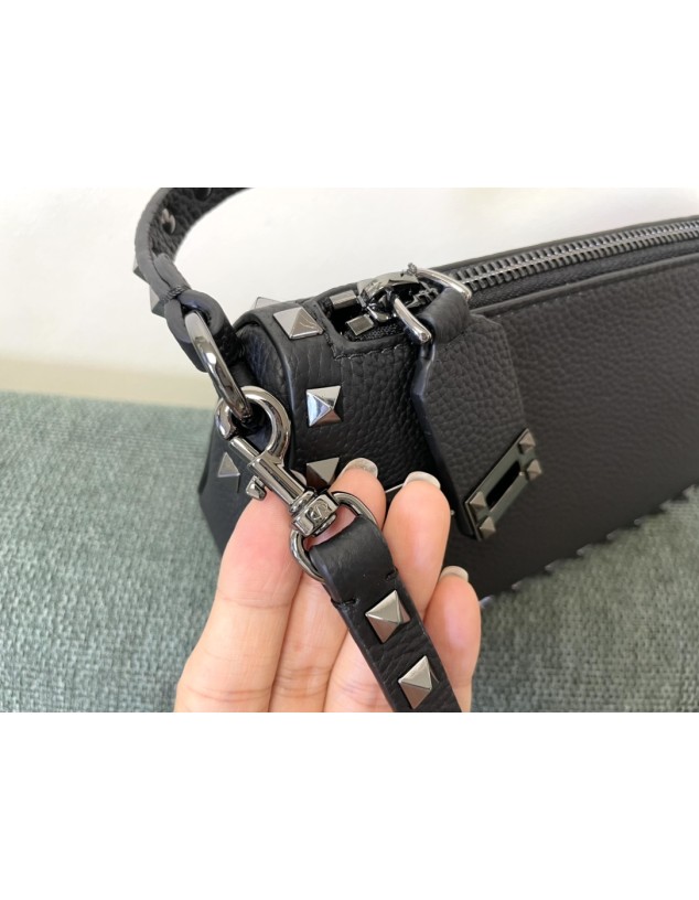 Borsa Piccola A Tracolla Rockstud In Vitello VALENTINO