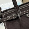 Borsa a mano Prada Bonnie small in velluto e pelle PRADA