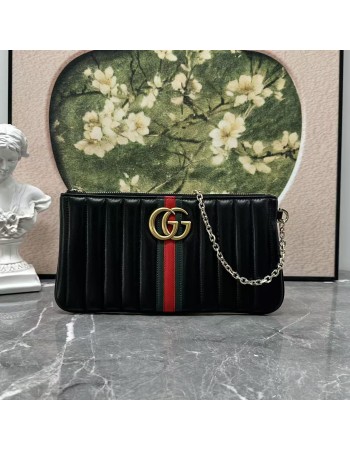 Pouch GG Marmont con cinturino GUCCI