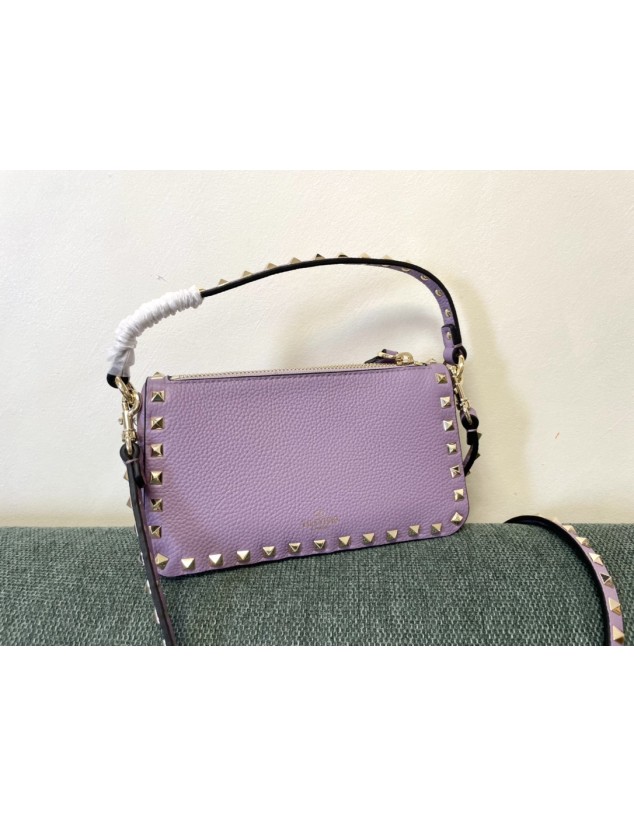 Borsa Piccola A Tracolla Rockstud In Vitello VALENTINO