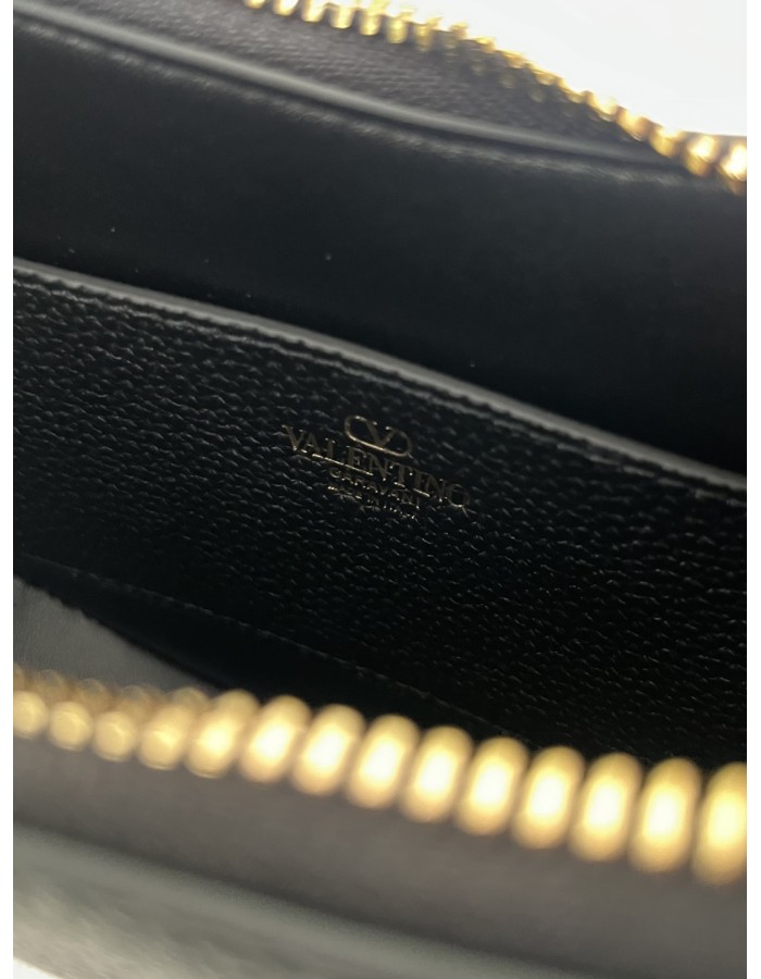 Mini Borsa Hobo Rockstud In Vitello Granato VALENTINO